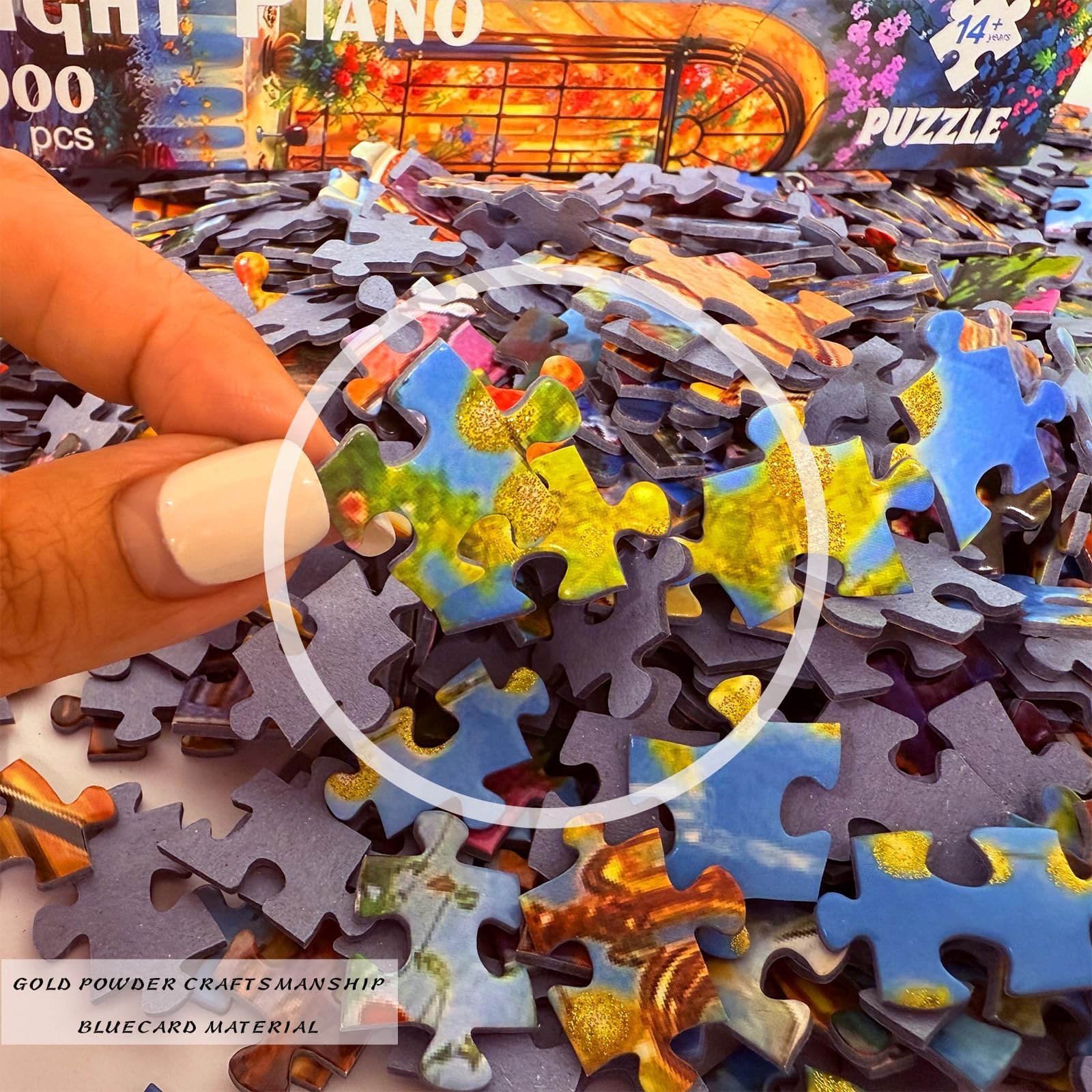 Пазл HUADADA Colourful Butterfly 1000 елементів 70 x 50 см, фото №2