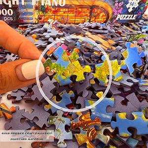 Пазл HUADADA Colourful Butterfly 1000 елементів 70 x 50 см synthetic.ua - Фото 1