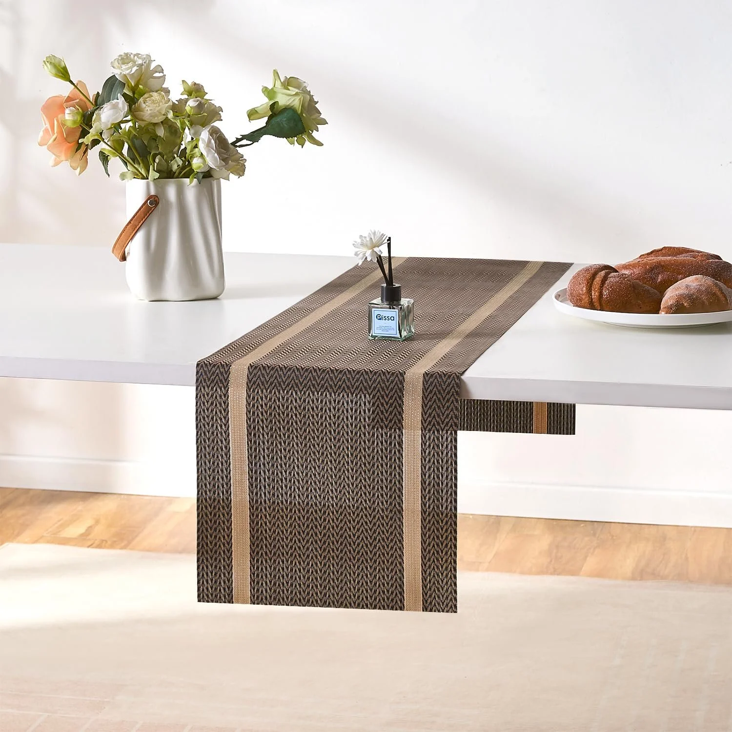 Ранер PVC Modern 30 x 180 см Золотисто-коричнева, фото №2 Ранер PVC Modern 30 x 180 см Золотисто-коричнева, фото №2