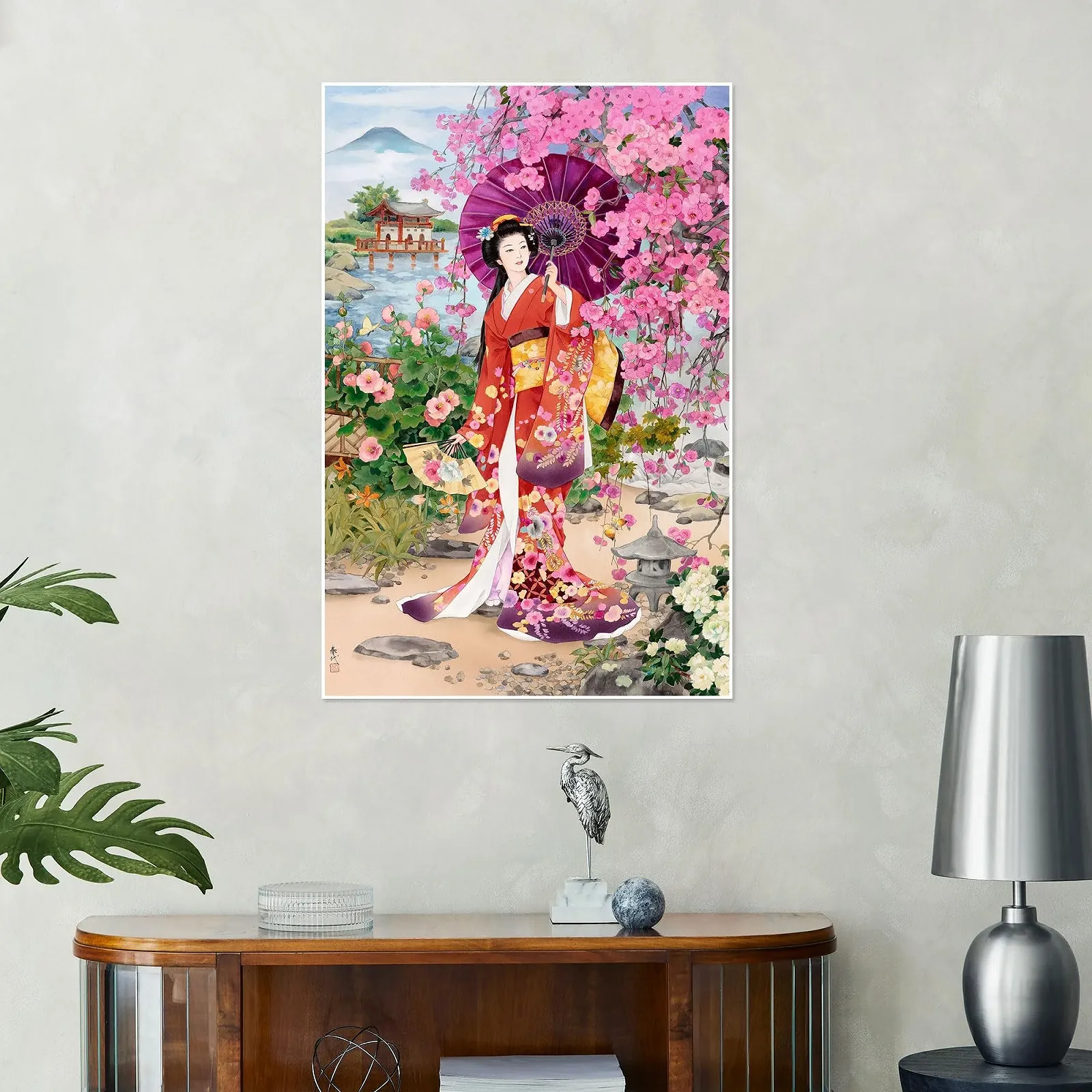 Постер Haruyo Morita Summer in Japan 40 x 60 см Розовый, фото №4