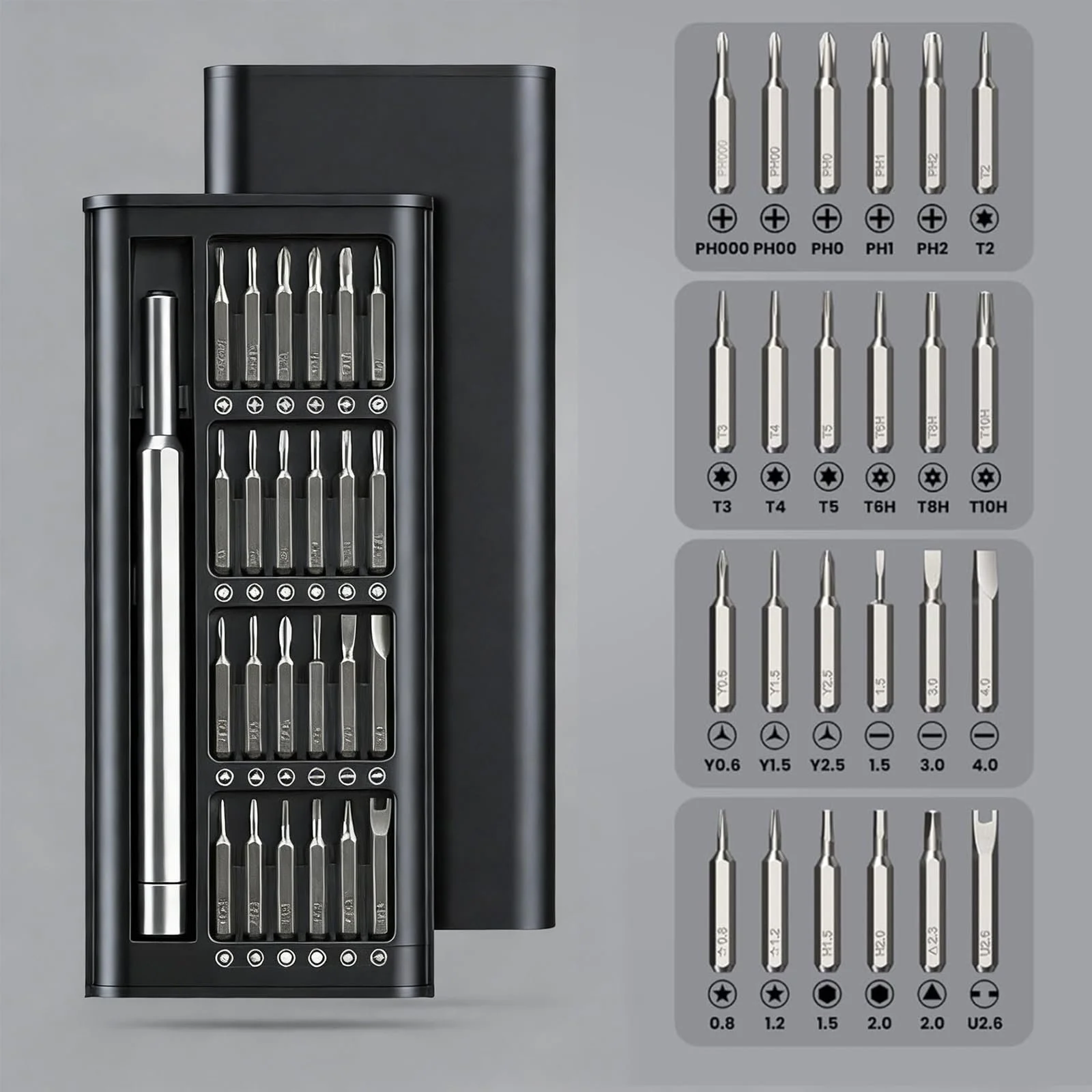 Набір прецизійних викруток 24 в 1, фото №2