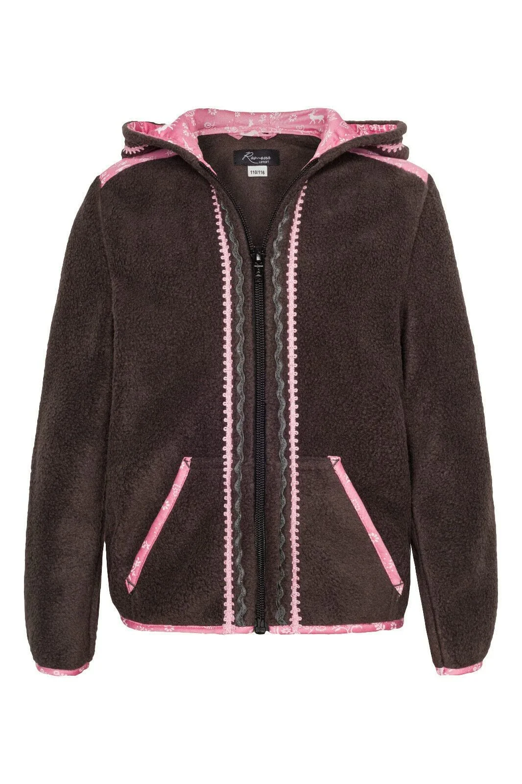 Традиційна куртка Mathilda Флісова куртка для дівчат Ramona Lippert з капюшоном, фото №1