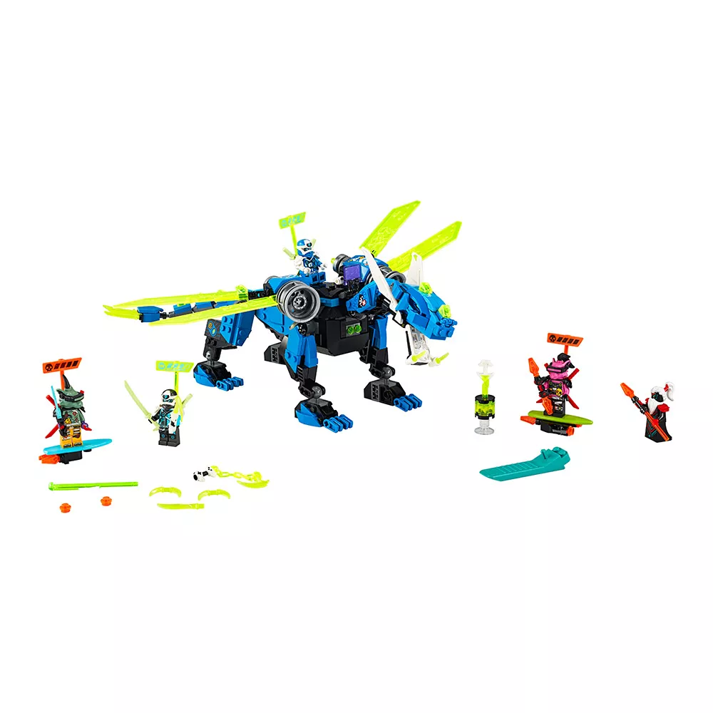 Конструктор LEGO Ninjago Кибердракон Джея 518 деталь 71711, фото №2
