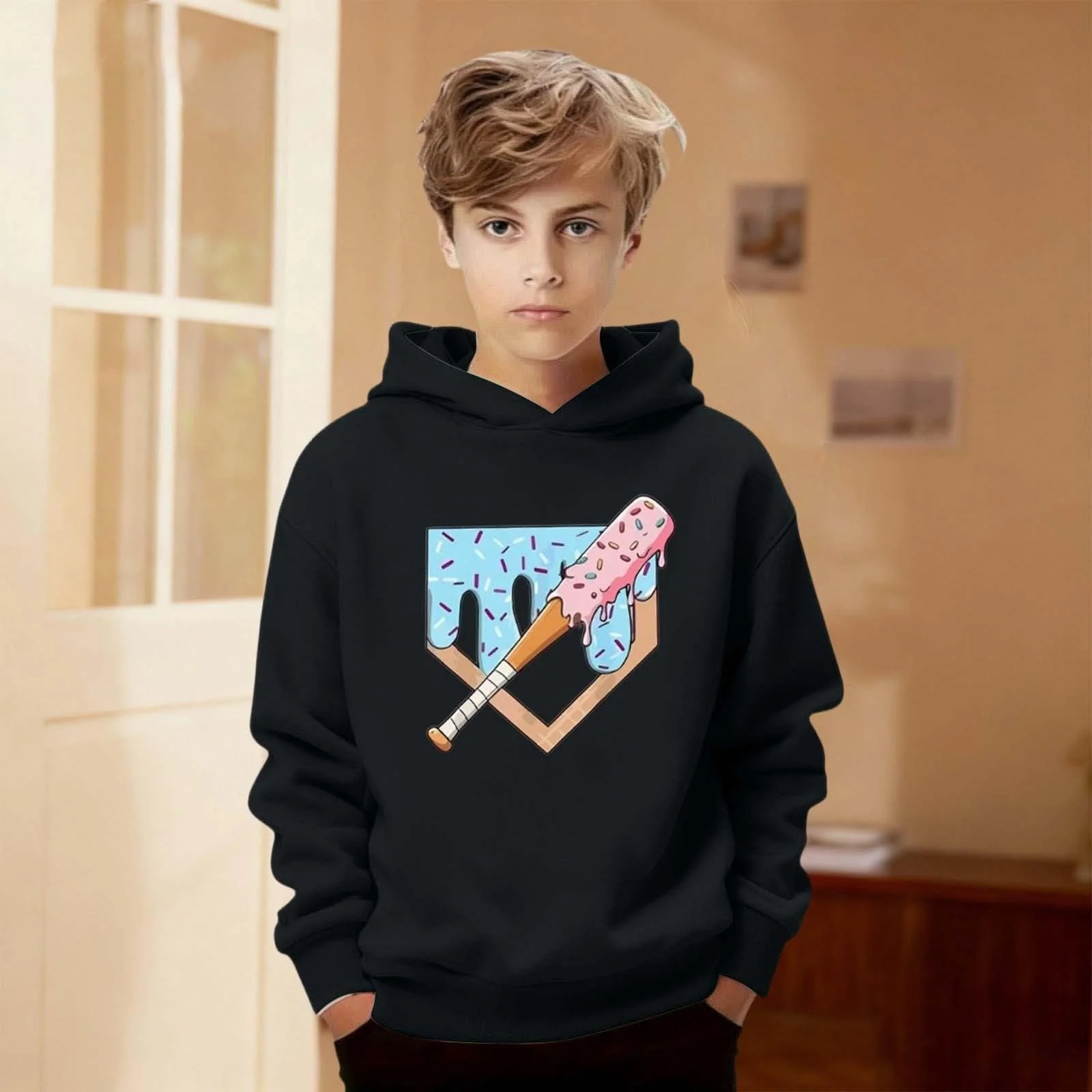 Худи для девочек 67 Prints Теплый свитшот 140 Худи 152 Essentials Свитеры, джемпер, 134 Детский 164 Уютный джемпер для мальчиков Футболки Флисовый джемпер 176 Спортивный костюм Зимний джемпер, фото №3