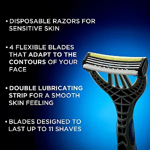 Одноразовые бритвы Wilkinson Sword Xtreme 3 Ultimate для мужчин 4 шт synthetic.ua - Фото 1