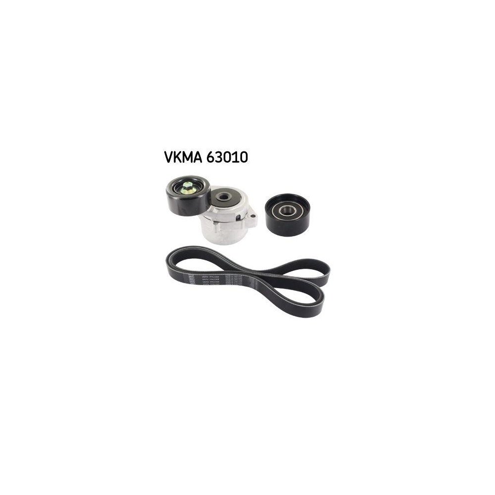 Комплект поликлинового ремня SKF VKMA 63010 для HONDA HYUNDAI KIA JEEP, фото №1