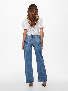 Джинсы ONLY Wide Leg Medium Blue synthetic.ua - Фото 1