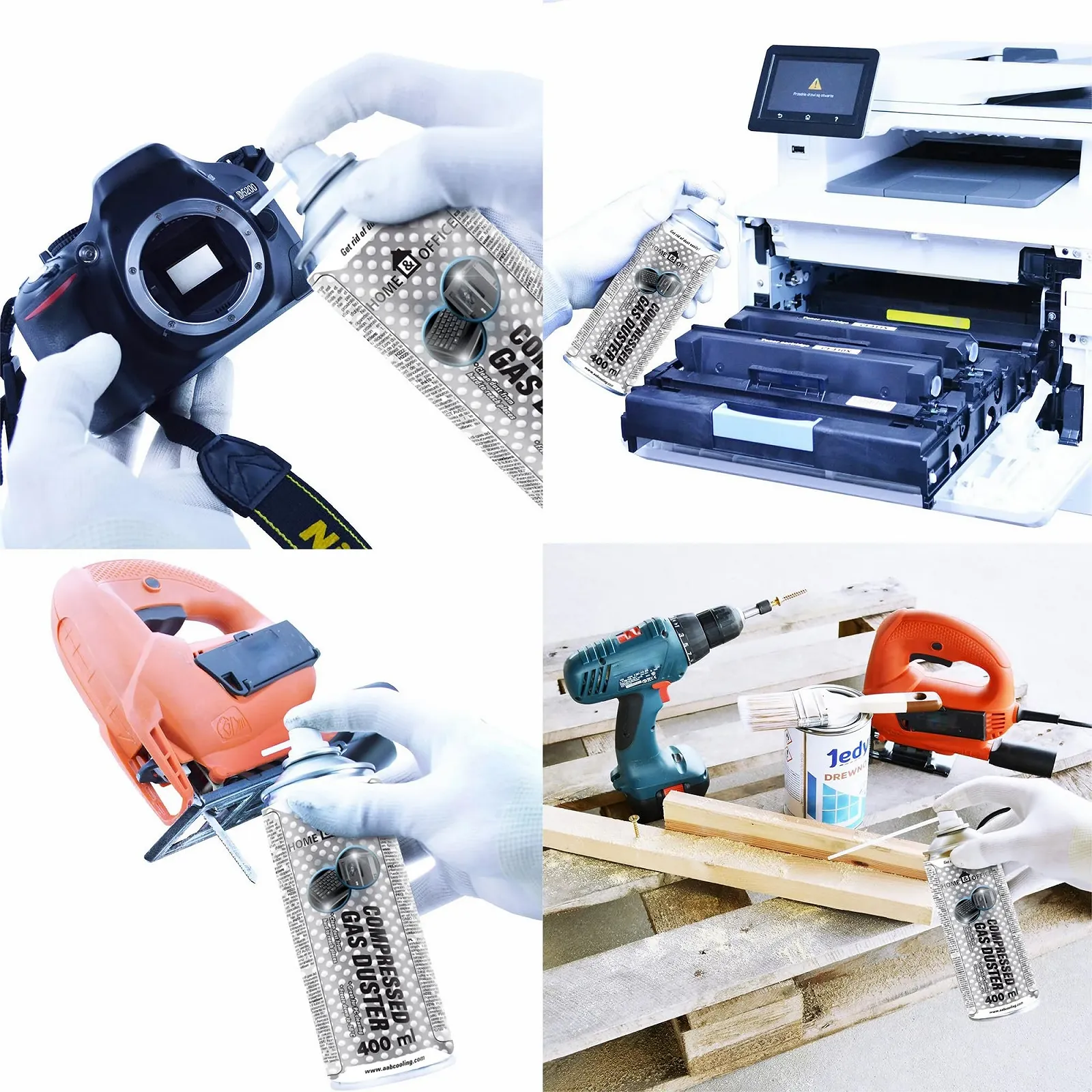 Пневматичний очищувач AABCOOLING K2 2 x 400 мл для електроніки та офісу, фото №8