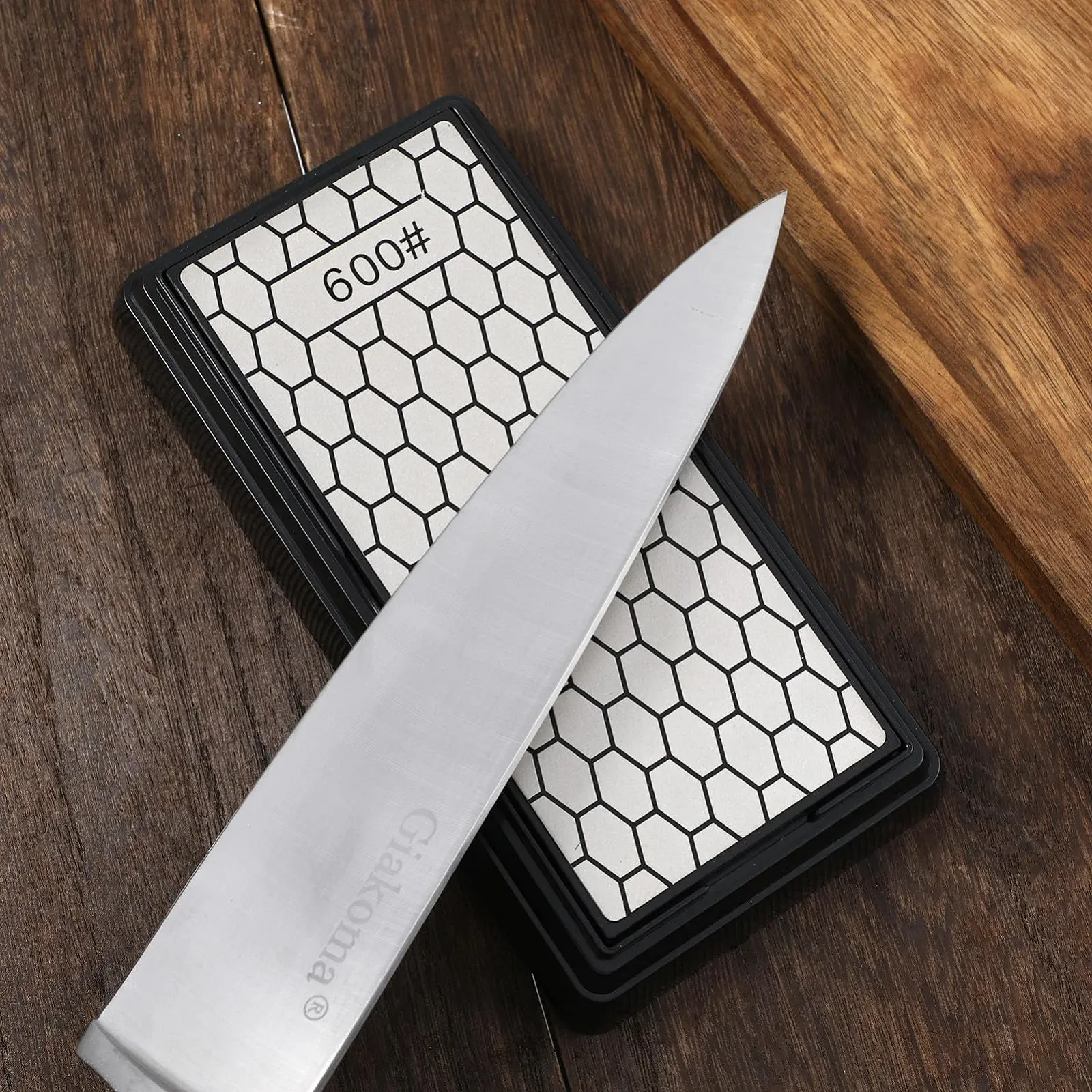 Точило для ножів алмазне двостороннє з нековзною основою, фото №4