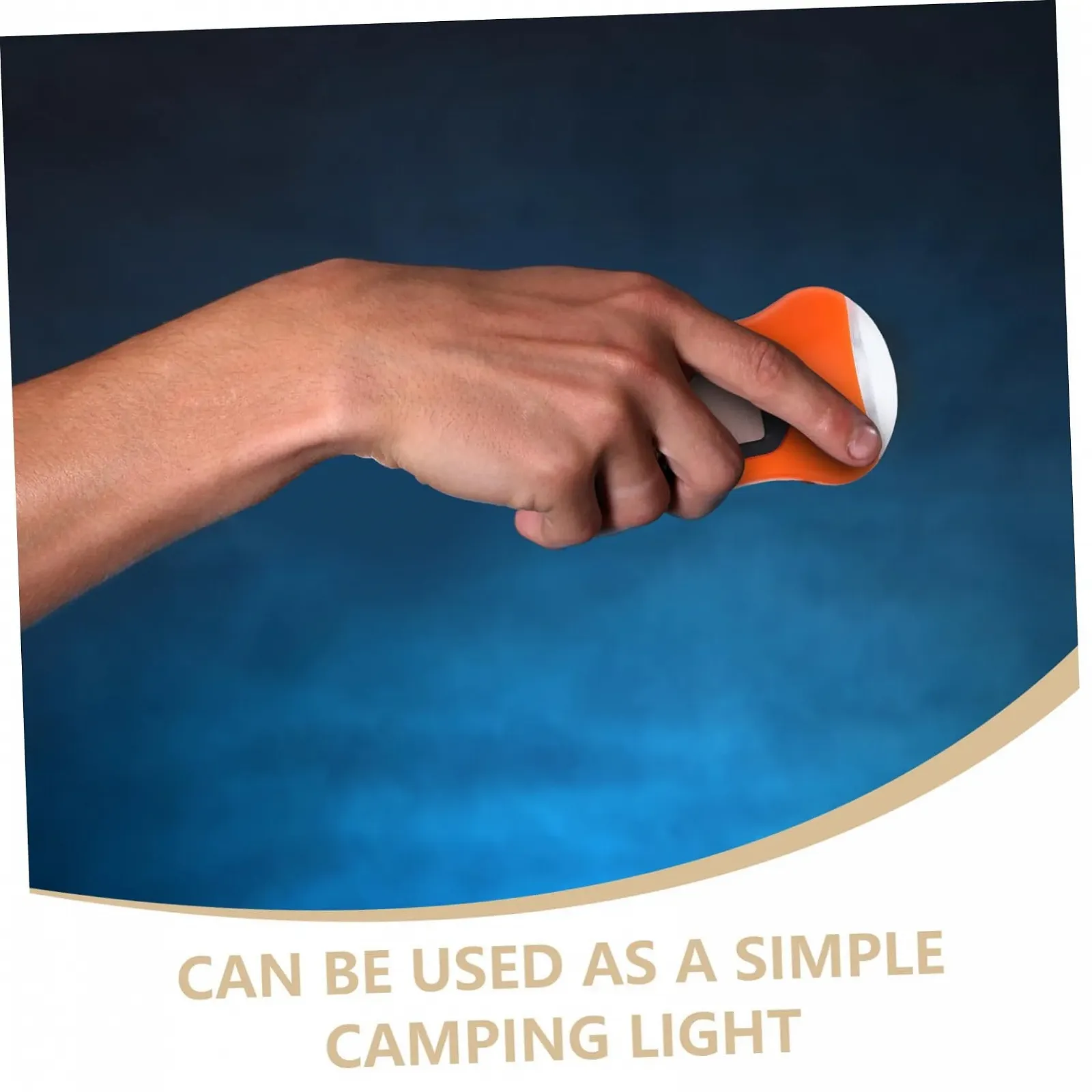 Ручний ліхтар на сонячній батареї NUOBESTY для активного відпочинку, надзвичайних ситуацій і дому, помаранчевий, фото №9