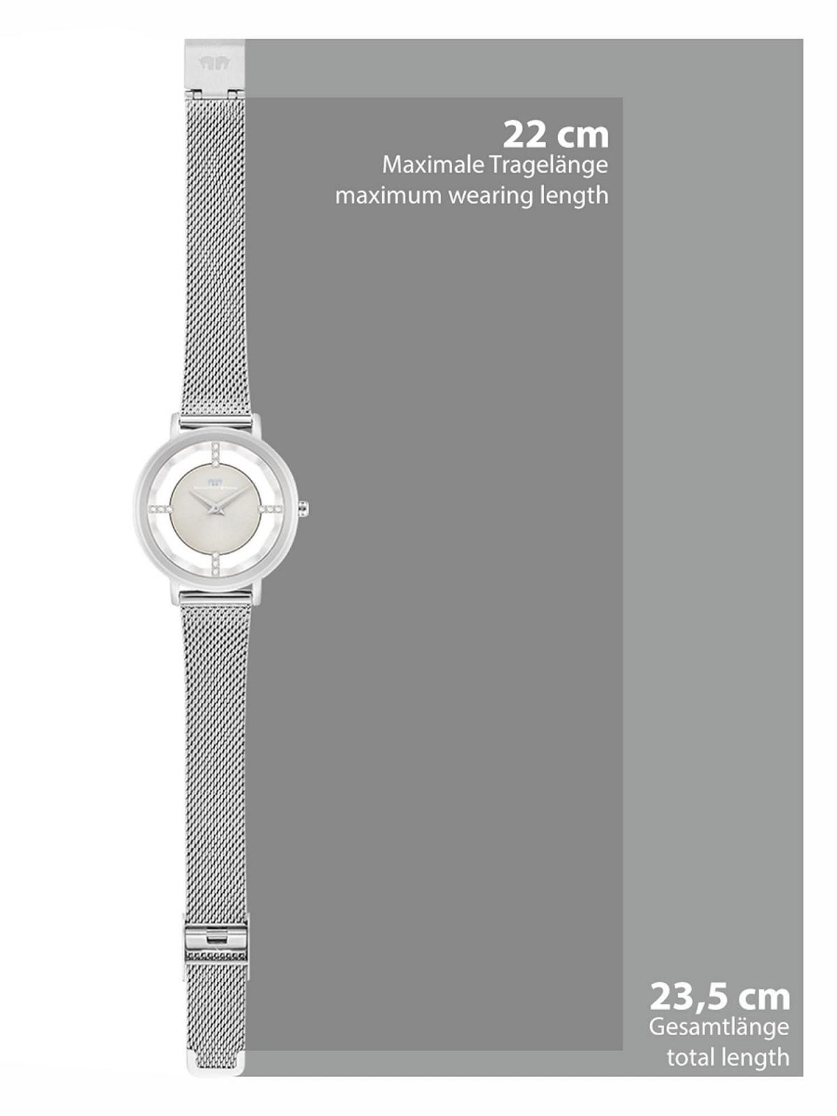 Жіночий годинник Rhodenwald & Söhne Аналоговий 10010418 Кварцовий механізм Japan, срібний браслет з нержавіючої сталі, срібний, фото №6