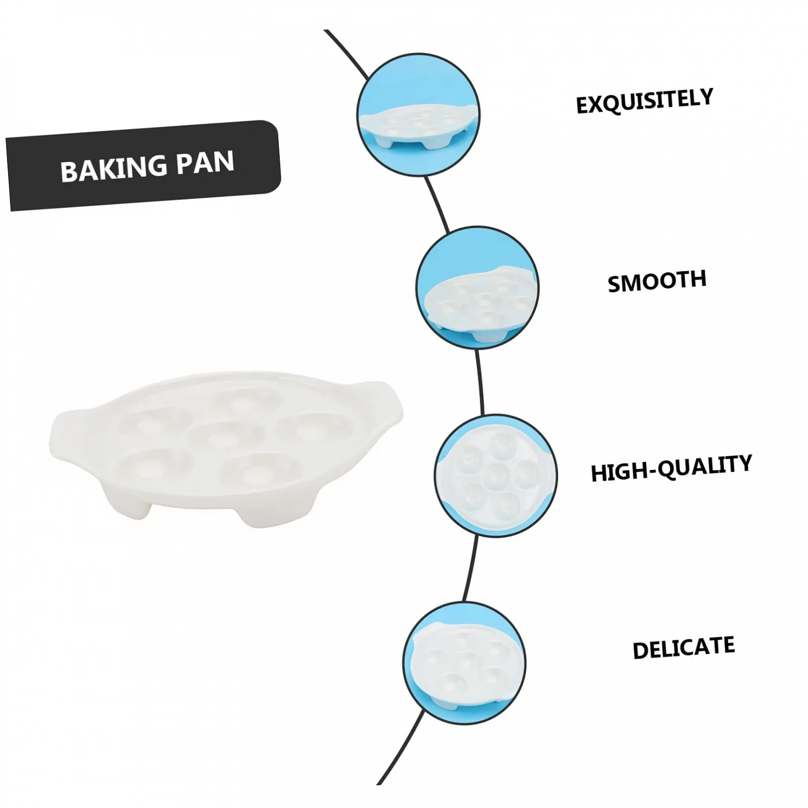 Форма для запекания улиток керамическая порционная с ячейками, фото №6