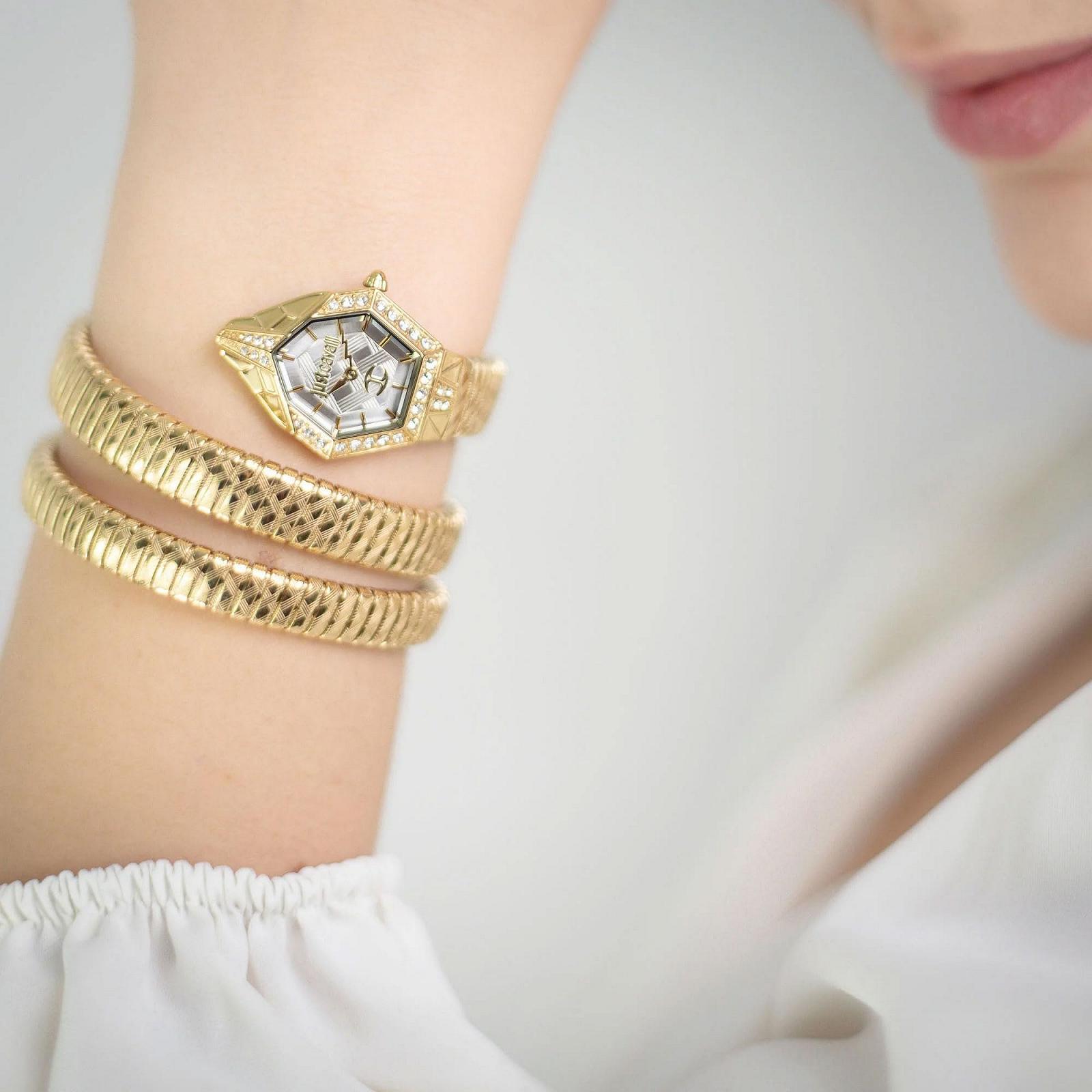 Годинник жіночий Just Cavalli JC1L304M0025 кварцовий аналоговий Золотистий, фото №5