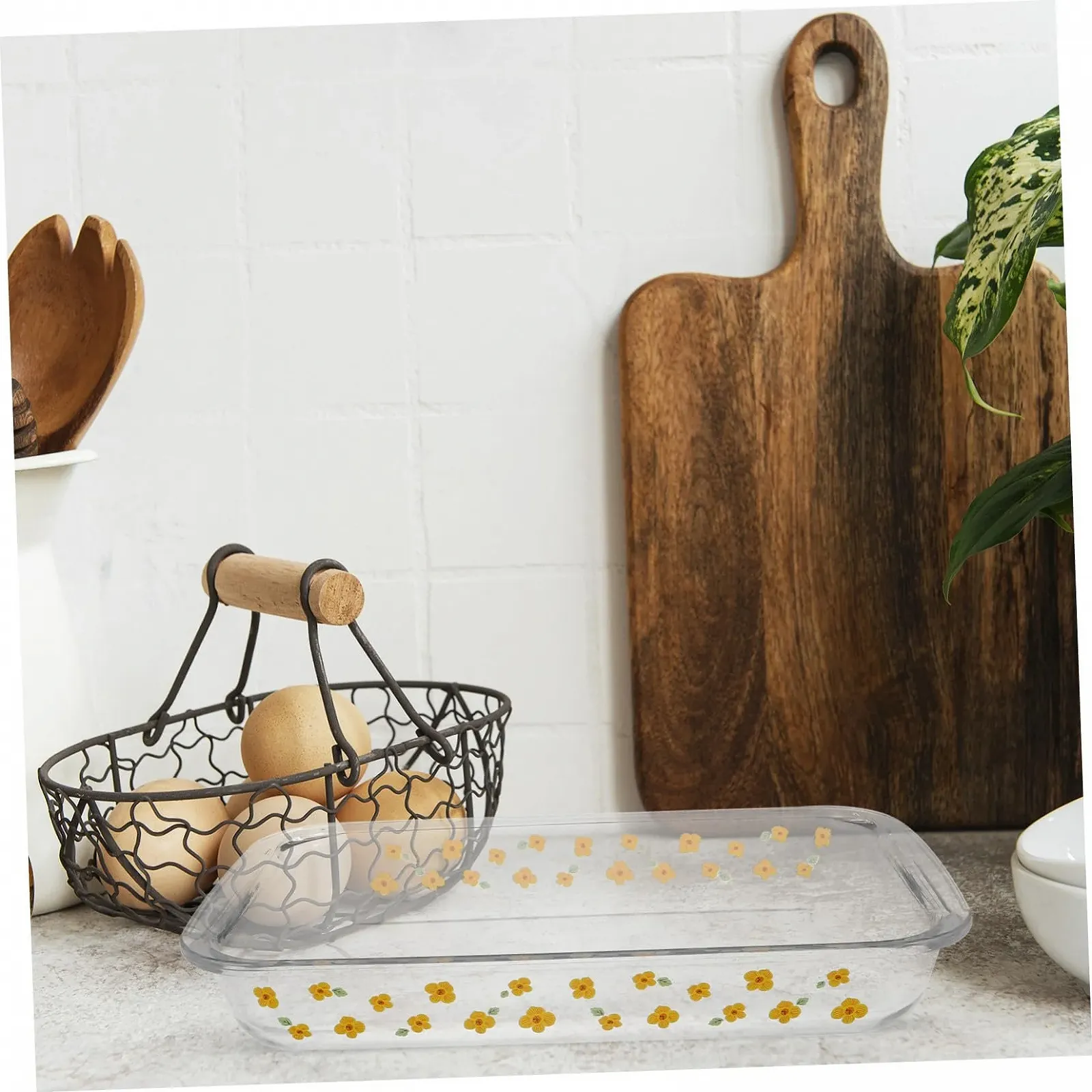 Форма для запікання Alipis прямокутна з термостійкого скла штабельована для посудомийної машини, фото №6