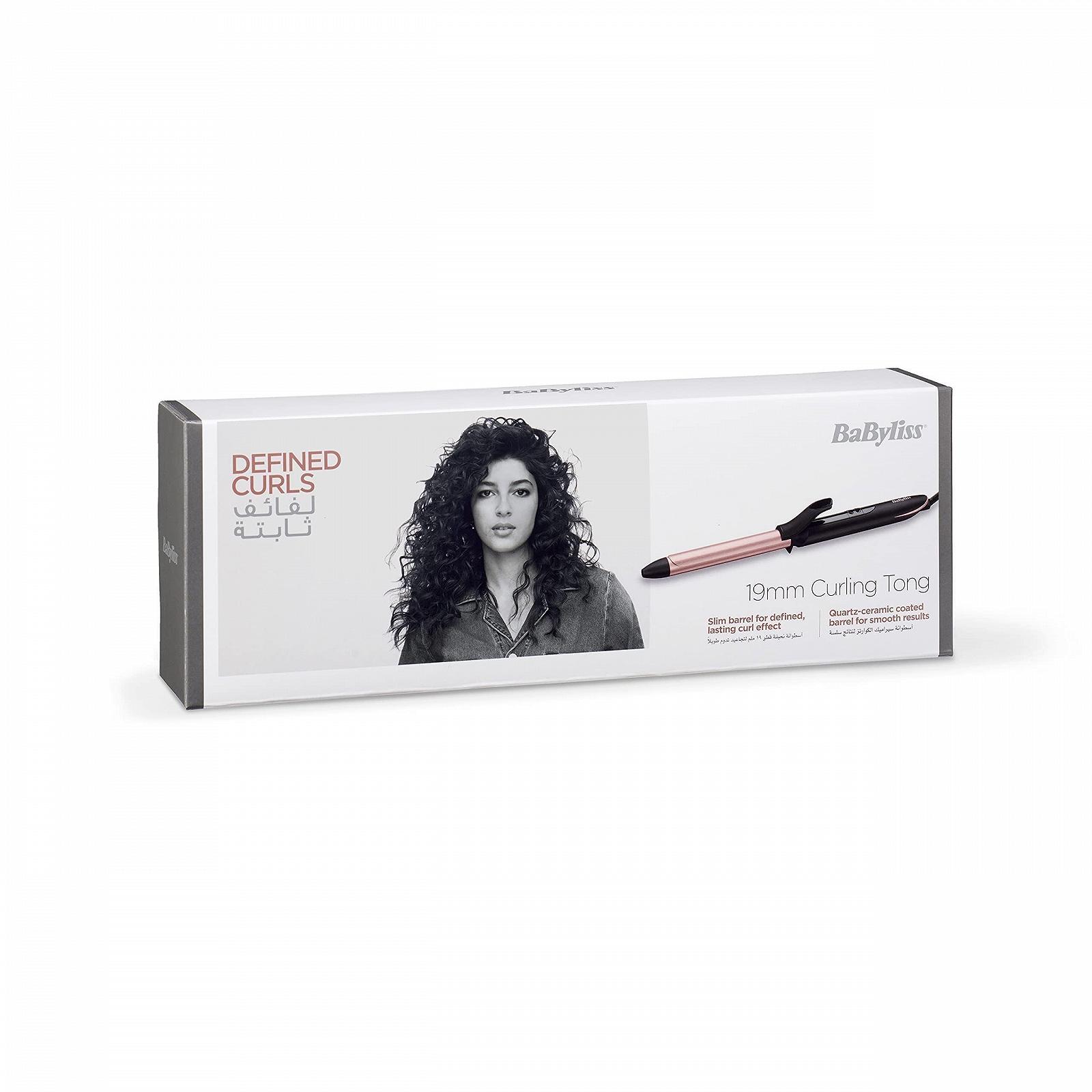 Плойка BaByliss 19 мм 2.5 м Черный / Розовое золото, фото №6 Плойка BaByliss 19 мм 2.5 м Черный / Розовое золото, фото №6