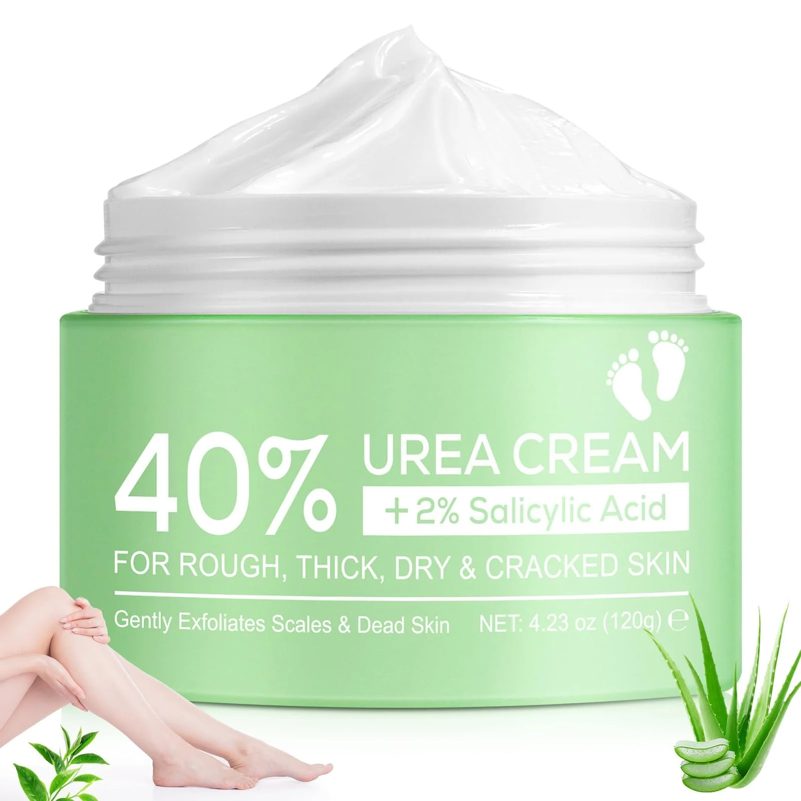 Крем для ног Urea Cream 40% мочевины + 2% салициловой кислоты 120 г, фото №1