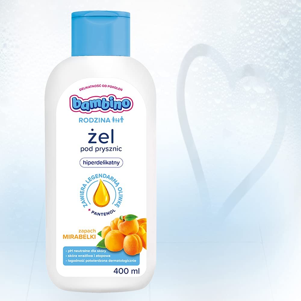 Гель для душа Bambino Rodzina Hyperfein Mirabels Fragrance 400 мл, фото №4