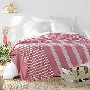 Покрывало Douceur d'Intérieur Adele Rose, хлопок и полиэстер, тканое, 220 x 240 см synthetic.ua - Фото 1