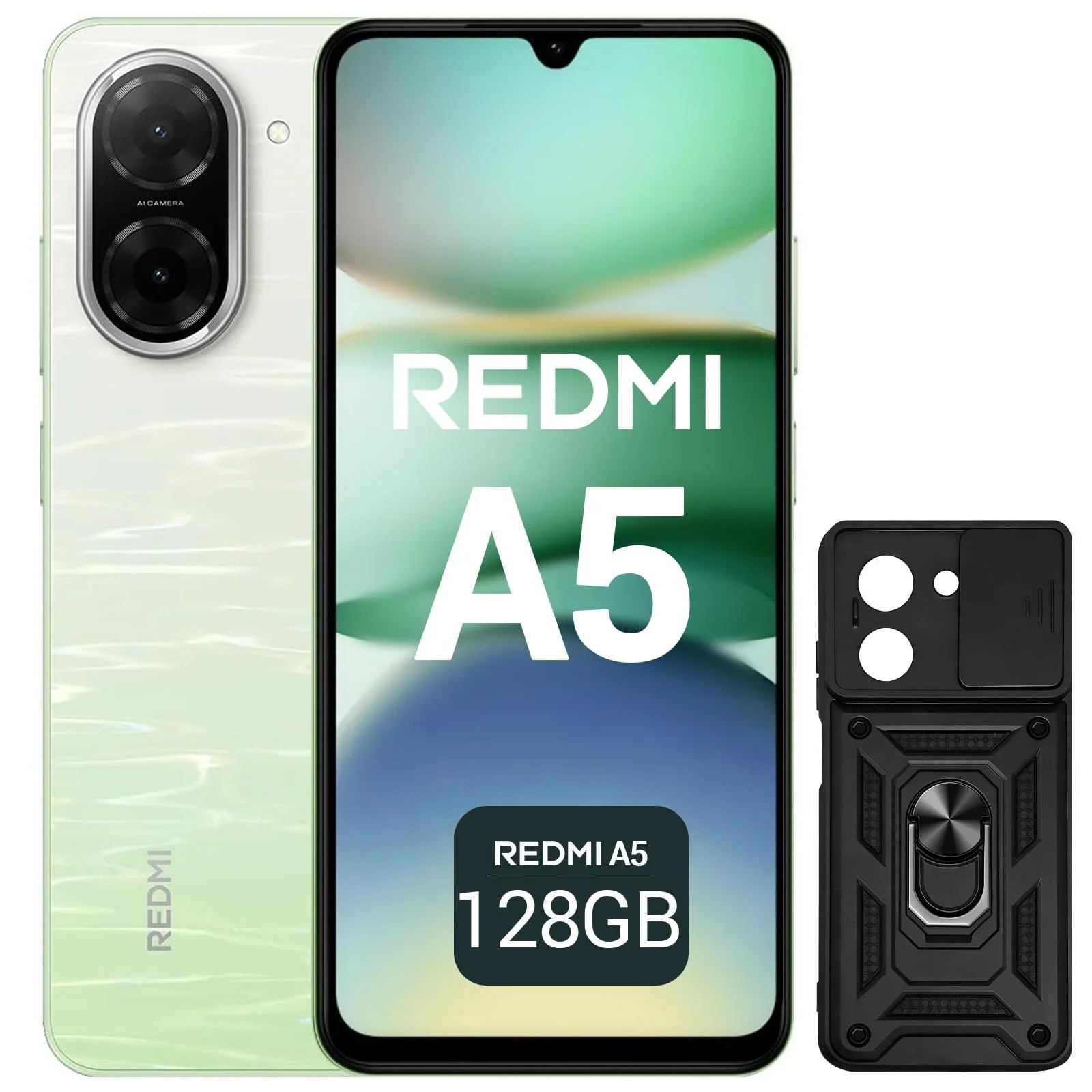 Смартфон XIAOMI Redmi A5 4/128ГБ 6,88" 120Гц 32МП AI 5200 мАч Green, фото №1