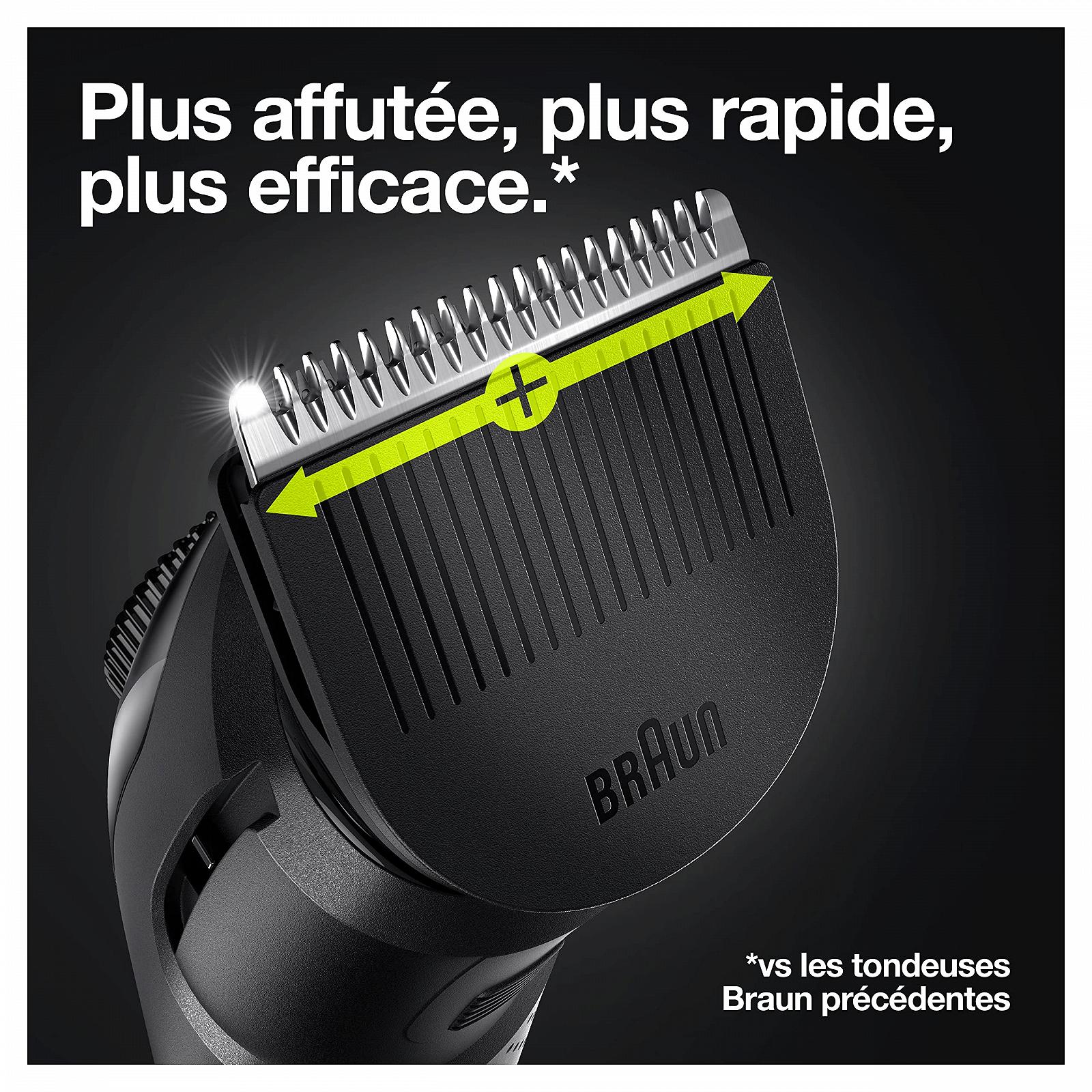Триммер Braun BT5342 для бороды и волос на лице и голове, долговечные лезвия, 39 настроек длины, фото №3