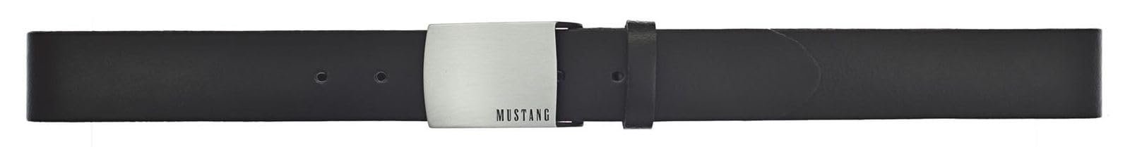 Ремень MUSTANG Classic W110 Черный, можно укоротить, черный, фото №2