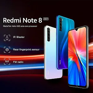 Смартфон Xiaomi Redmi Note 8 2021 4 ГБ RAM 64 ГБ ROM 16 см (6.3") Black synthetic.ua - Фото 1