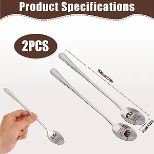 Ложка кофейная с гравировкой "Heute werde ich absolut nichts tun" Нержавеющая сталь synthetic.ua - Фото 1