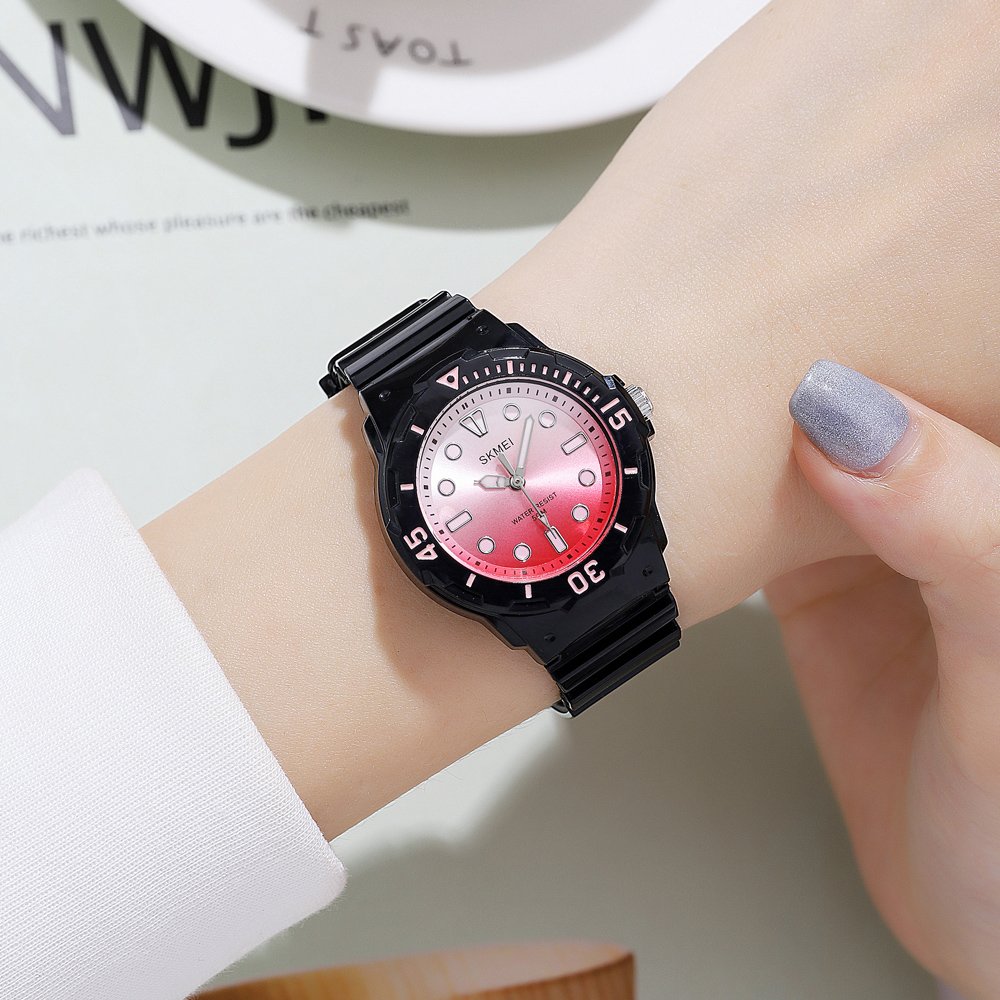 Годинник Skmei 2012 Black-Pink, фото №4