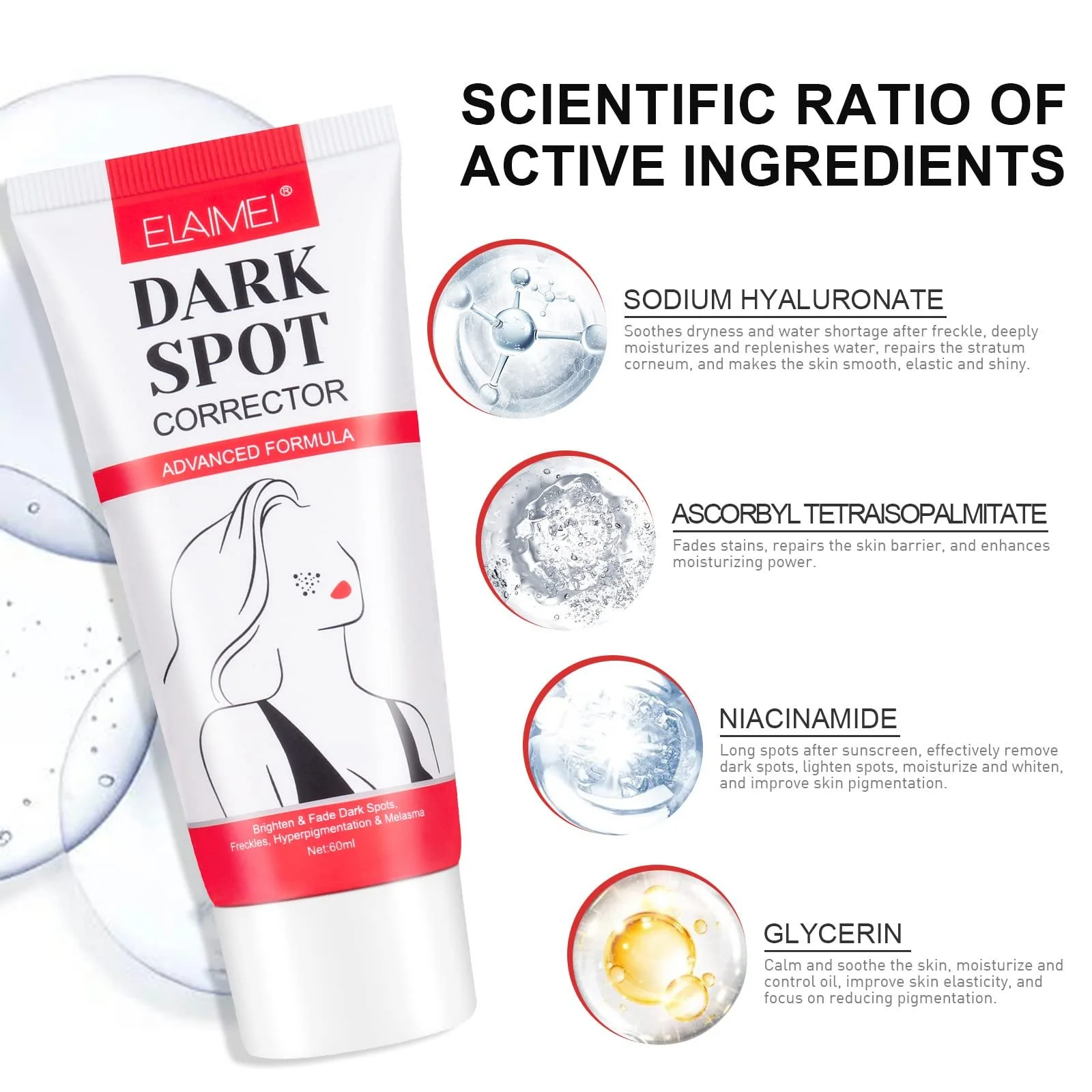 Корректор для темных пятен Без названия Отбеливающий крем 60 мл, фото №2 Корректор для темных пятен Без названия Отбеливающий крем 60 мл, фото №2