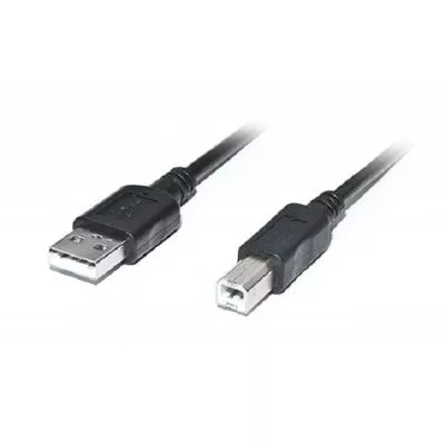 Кабель для принтера USB2.0 AM/BM 2.0m Pro black REAL-EL EL123500026, фото №1
