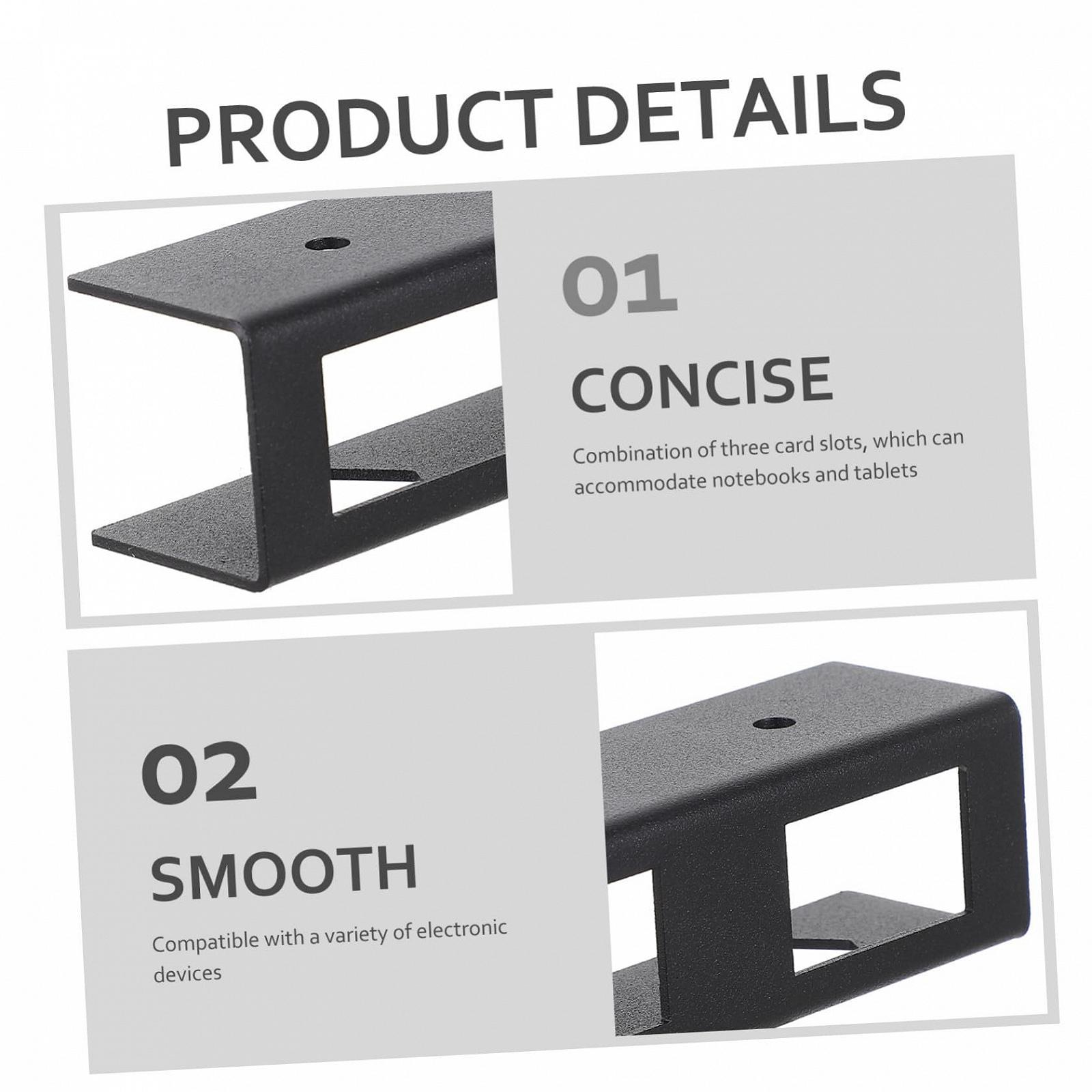 Подставка для ноутбука Untertisch, для хранения планшета, черная, фото №8 Подставка для ноутбука Untertisch, для хранения планшета, черная, фото №8