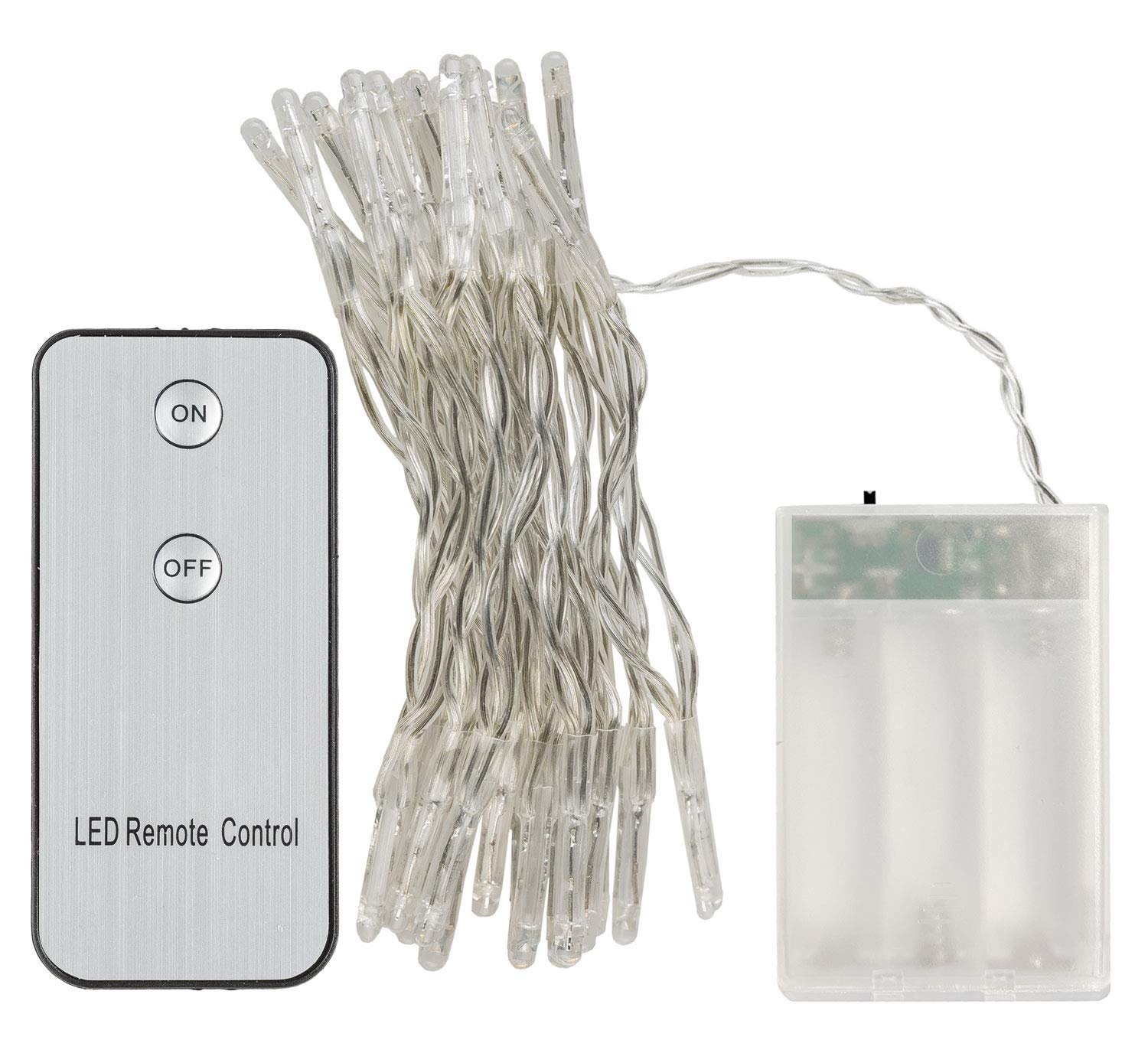 Гірлянда Idena LED 31602, 30 LED, теплий білий, 1,75 м, з пультом керування, фото №3