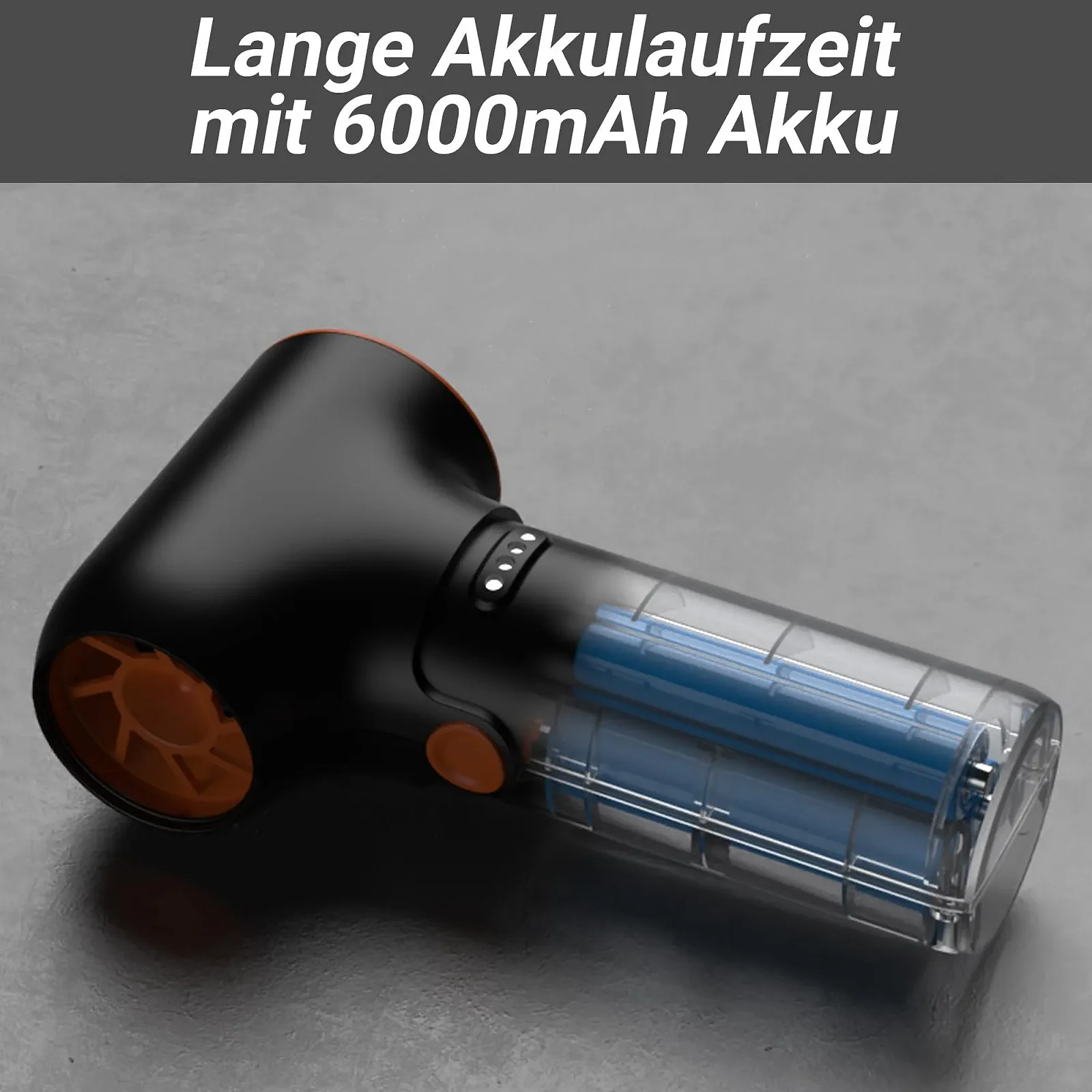 Турбо-воздуходувка @tec 3-Speed 130 000 RPM 6000 mAh USB Quick Charge, фото №4 Турбо-воздуходувка @tec 3-Speed 130 000 RPM 6000 mAh USB Quick Charge, фото №4