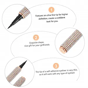 Подводка для глаз FRCOLOR Жидкая Ручка-лайнер No-skip с крылышками Черный synthetic.ua - Фото 1