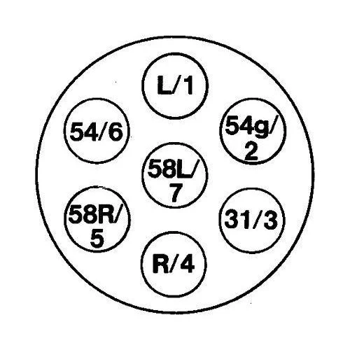 Розетка HELLA 8JB 006 462-001 для DAF JAEGER NOOTEBOOM RENDERS HAKO SOMMER, фото №2