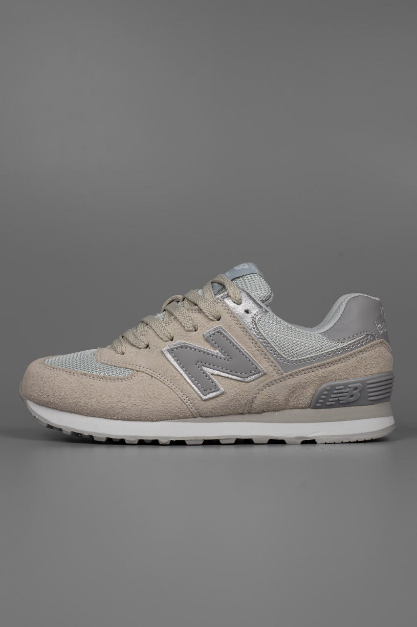 Жіночі кросівки New Balance 574 Beige Gray 38, фото №2