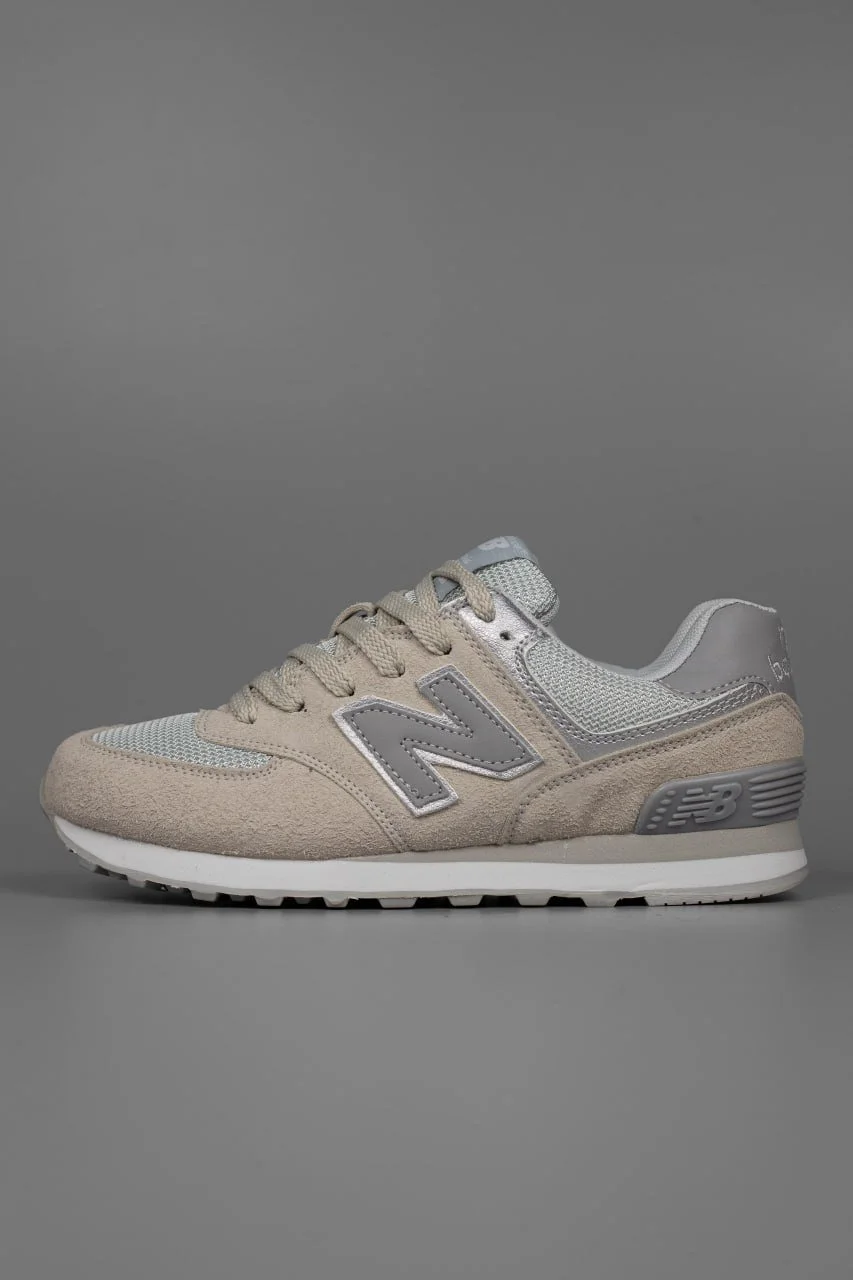 Жіночі кросівки New Balance 574 Beige Gray 39, фото №2