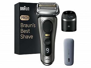 Електробритва Braun Series 9 Pro+ 9575 cc 5 елементів, тример, станція очищення, PowerCase Благородний метал - Фото 1