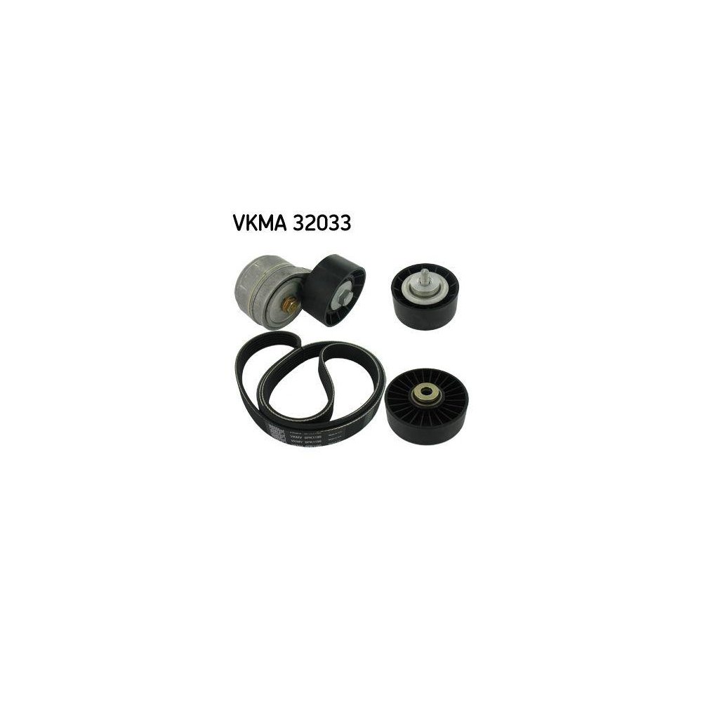 Комплект поліклинового ременя SKF VKMA 32033 ALFA ROMEO AUDI BMW FIAT LANCIA NISSAN, фото №1