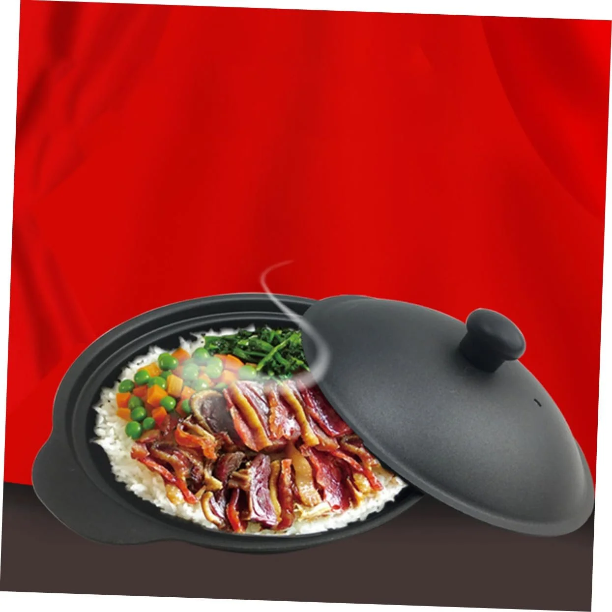 Каструля чавунна 18 см з кришкою для тушкування, фото №8