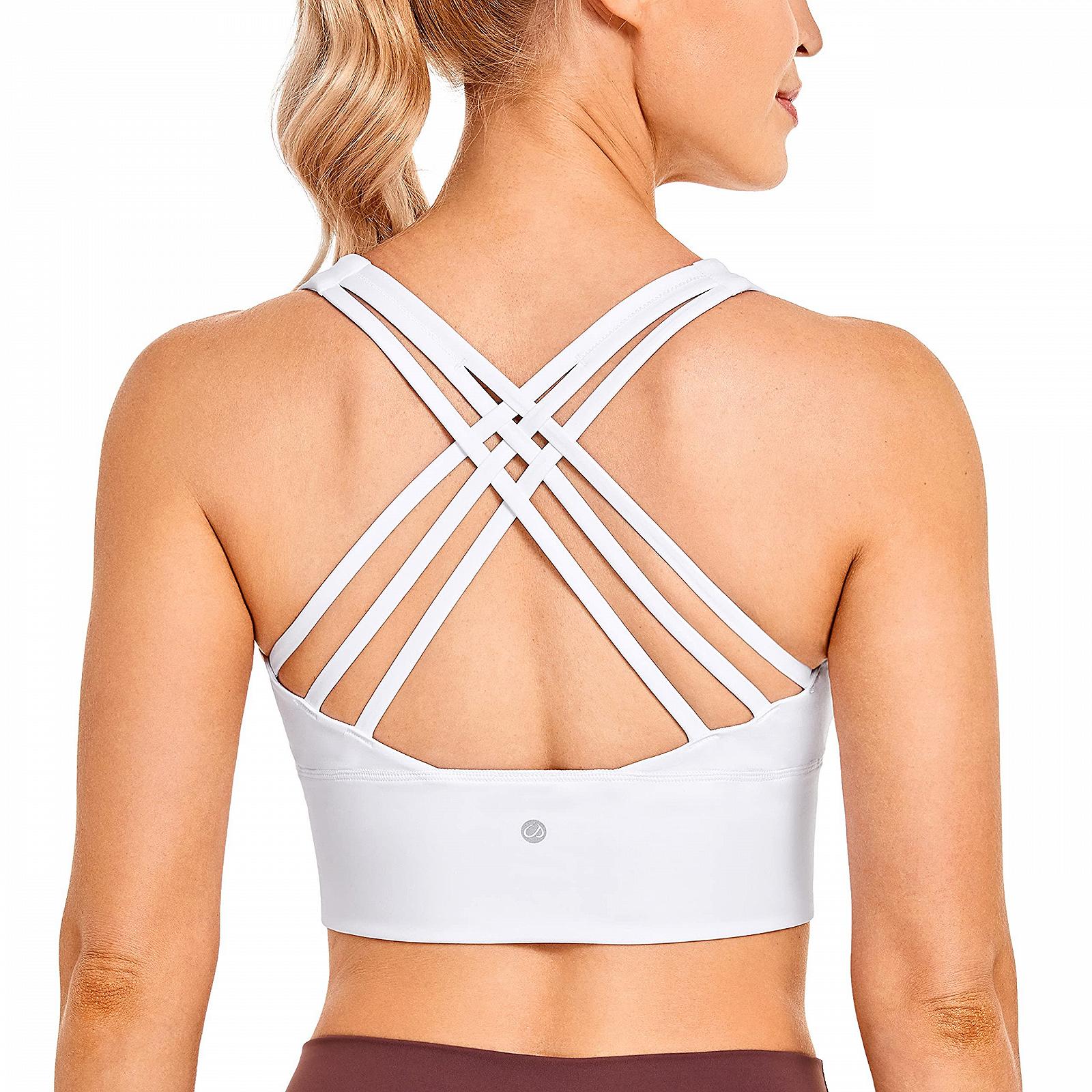Спортивный бюстгальтер CRZ YOGA Longline Women's без косточек с вкладышами Wirefree Yoga Crop Tops, фото №1