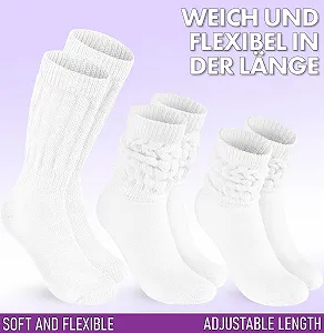 Носки Slouch BRUBAKER 3 пары, женские носки для спорта и отдыха, повседневные ретро носки для женщин, вязаные хлопковые носки synthetic.ua - Фото 1