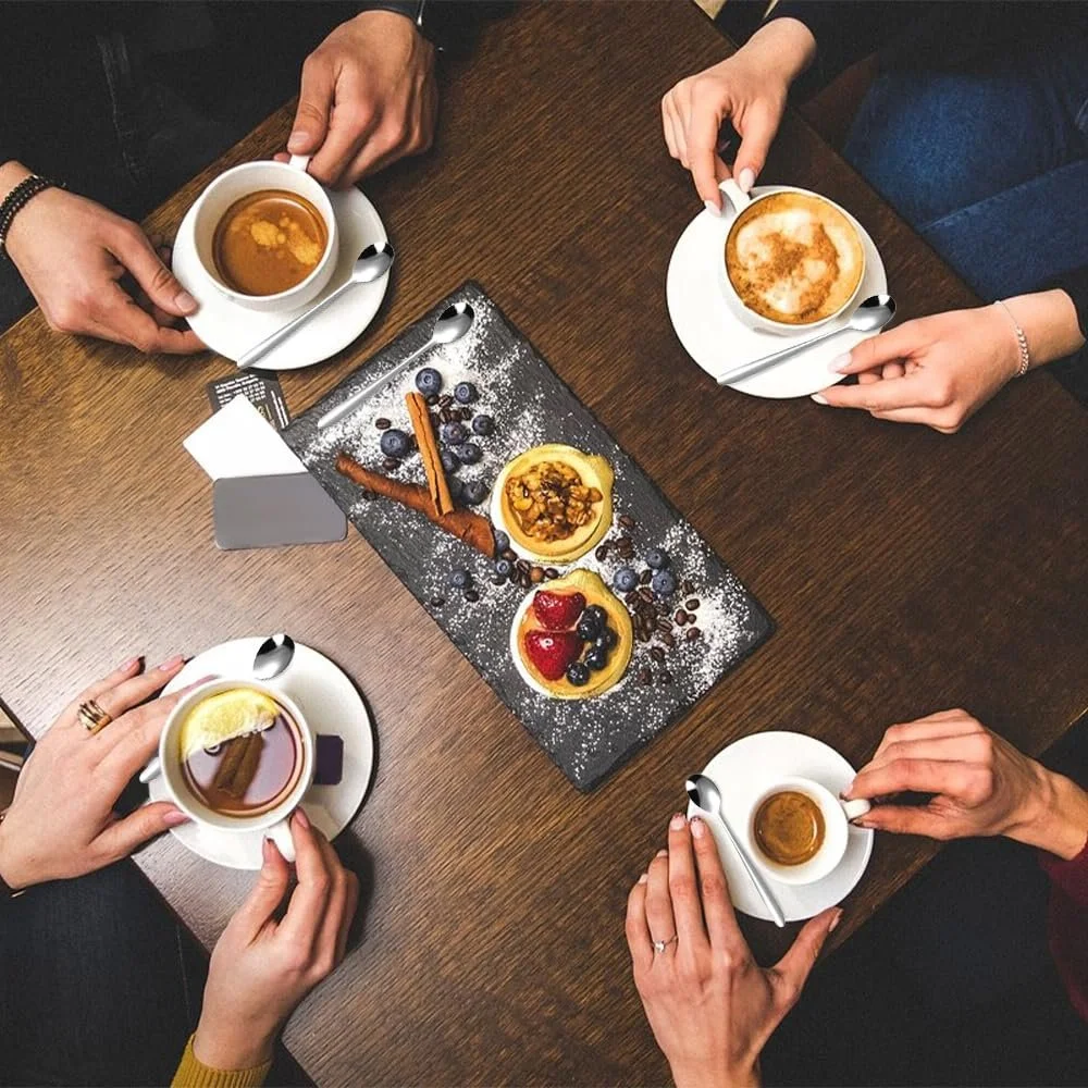 Набір десертних ложок для кави, 36 шт., маленькі, фото №7