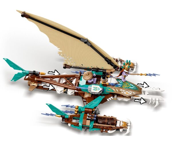 Конструктор LEGO Ninjago Морская битва на катамаране 71748, фото №5