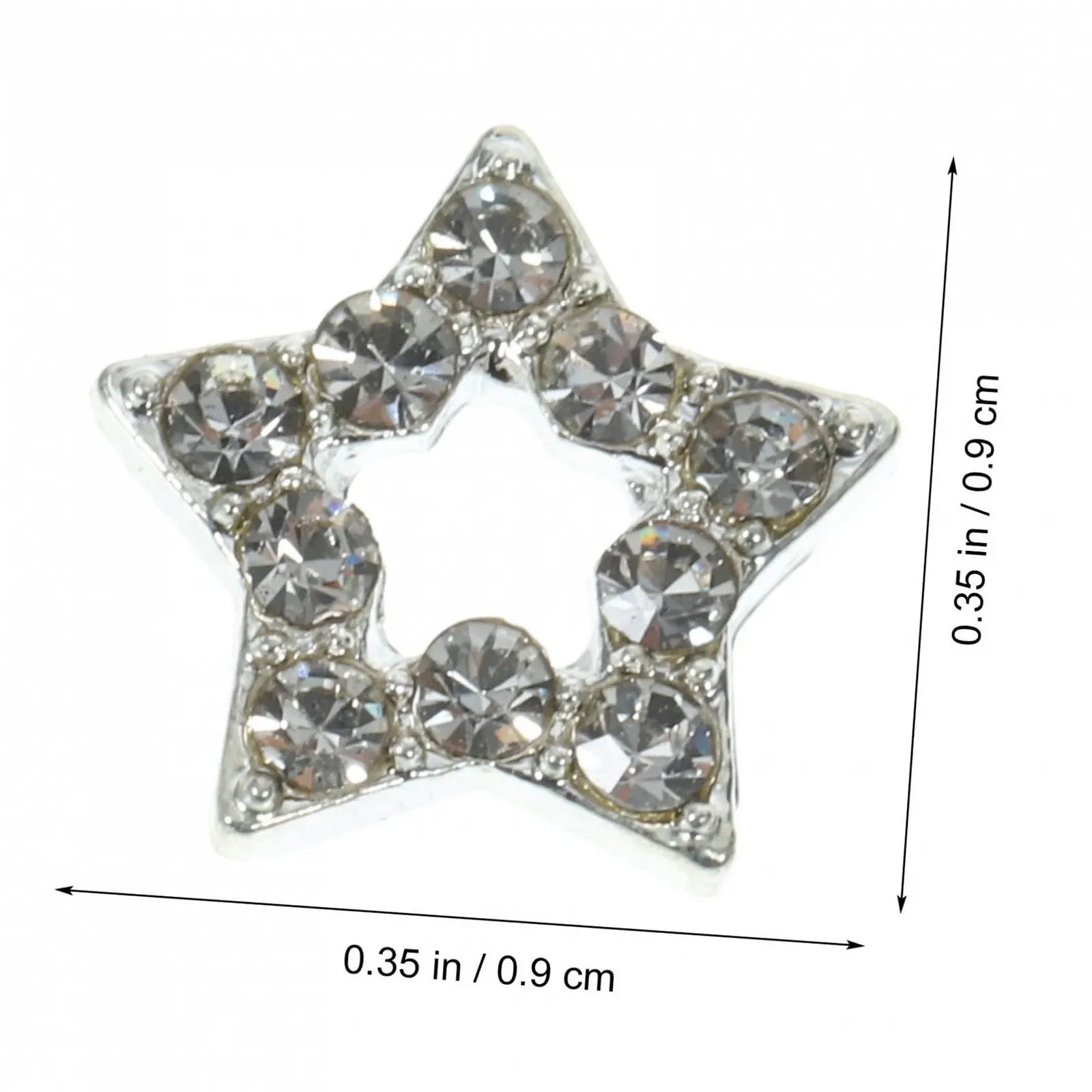 Подвески для ногтей В форме звезды 12 шт. Декоративные украшения для ногтей для акриловых ногтей DIY, фото №7