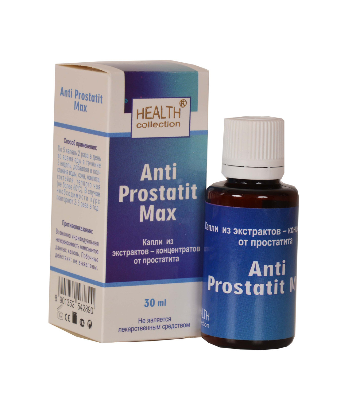 Anti Prostatit Max капли від простатиту Health Collection Анти Простатит Макс, фото №1
