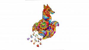 Дерев'яний пазл Tiger 219 деталей King (38 x 34 см) synthetic.ua - Фото 1