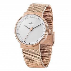 Жіночий годинник Аналоговий Кварцовий Braun BN0031RGMHL Білий, Рожеве Золото, Браслет synthetic.ua - Фото 1