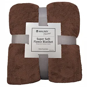 Флісова Покривало Malinsi Коричневий 150 x 200 см - Фото 1
