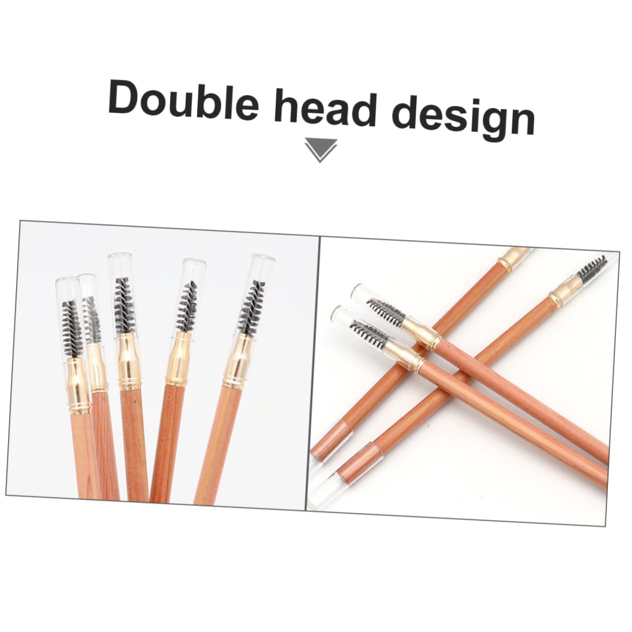 Карандаш для бровей Beaupretty 2st Двусторонний с кистью Деревянный Водостойкий, фото №5 Карандаш для бровей Beaupretty 2st Двусторонний с кистью Деревянный Водостойкий, фото №5